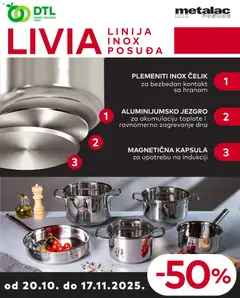 Metalac Proleter Metalac Livia -50% popusta  - pregled Metalac Proleter kataloga - važi od 20.10.2025 | Strana: 2