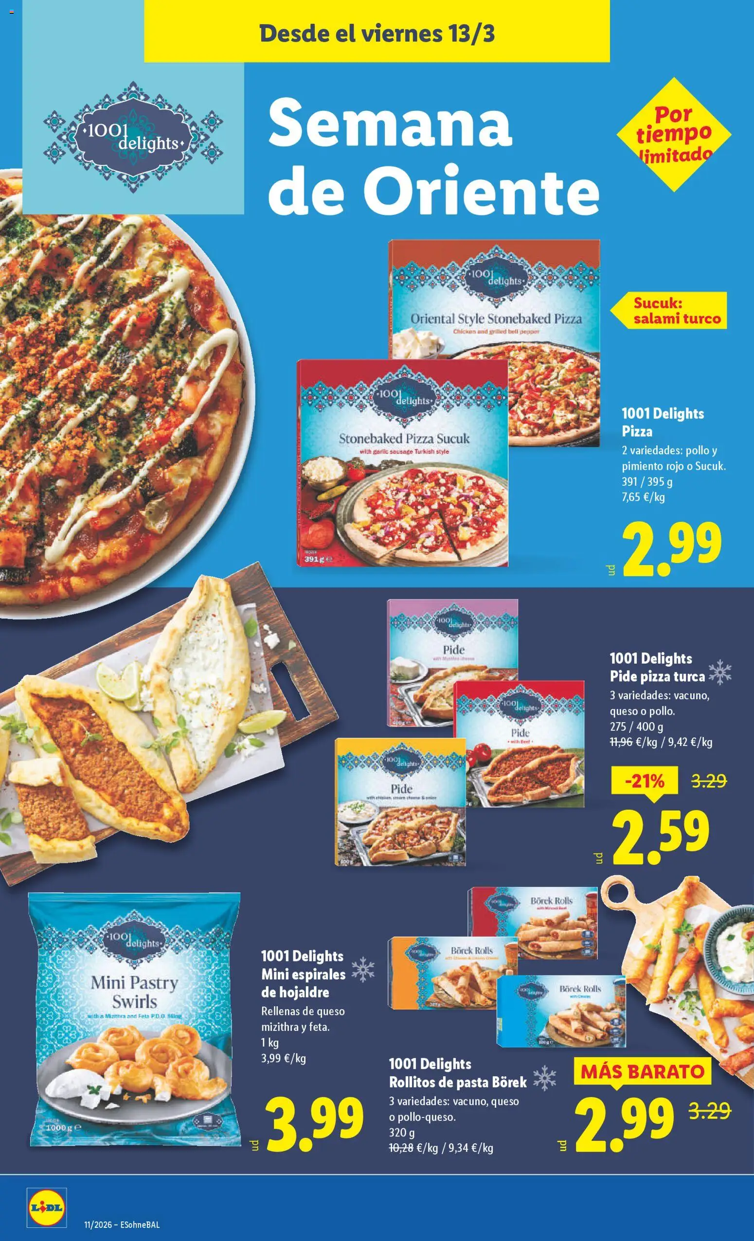 Lidl folleto │ válido desde el 09.03.2026 | Página: 38 | Productos: Queso, Pasta, Κάδος απορρυμάτων, Salami