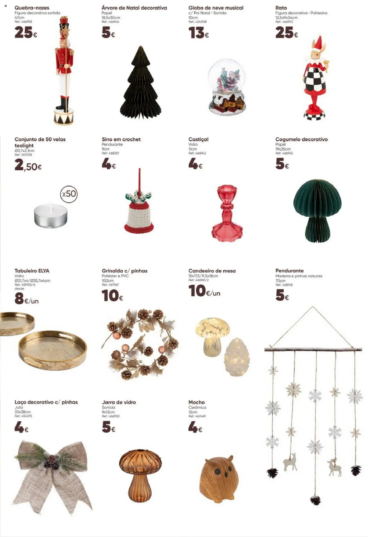 Hôma Catálogo │ válido de 24.10.2025 | Página: 12 | Produtos: Candeeiro, Árvore de natal, Mesa, Velas