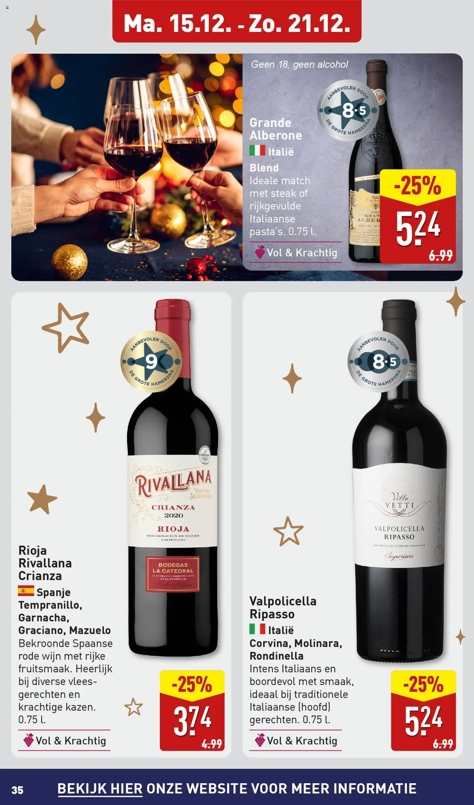 {H1} | Pagina: 35 | Producten: Wijn, Kisperec, Steak, Alcohol