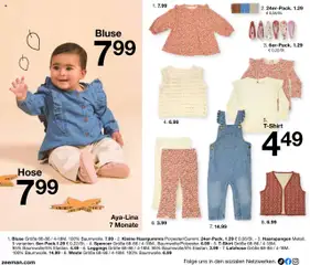 Zeeman Babyprospekt ab 18.07.2025 gültig | Seite: 20 | Produkte: Bluse, Weste, Hose, Leggings
