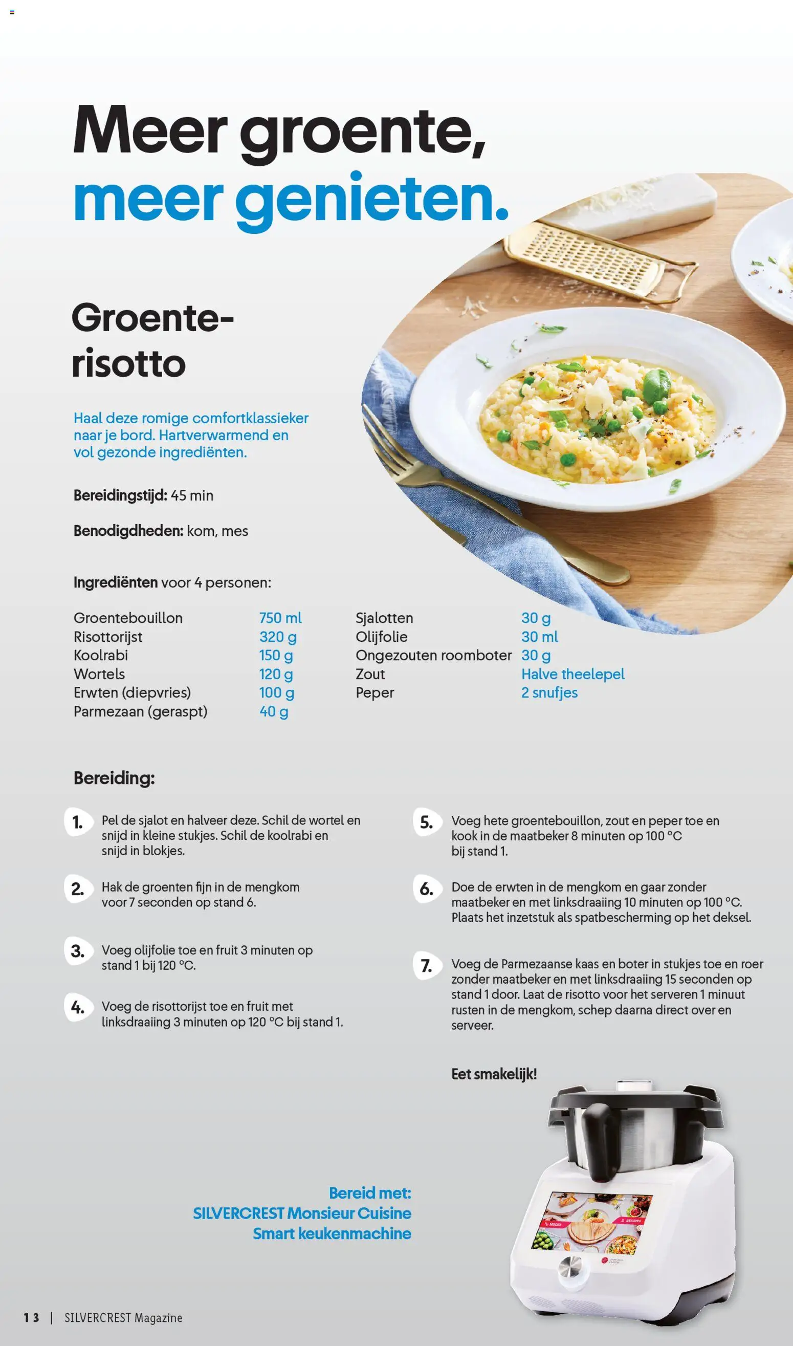 {H1} | Pagina: 13 | Producten: Schep, Mes, Roomboter, Groenten