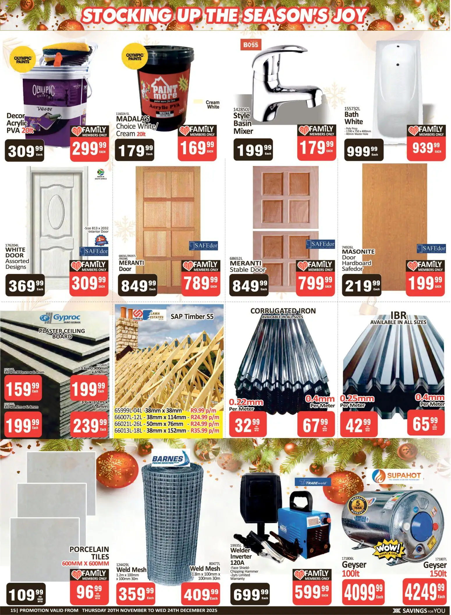New KIT KAT Cash & Carry catalogue – valid from 20.10.2025 | Page: 15 | Products: Paint, Bath, Tent, Basin