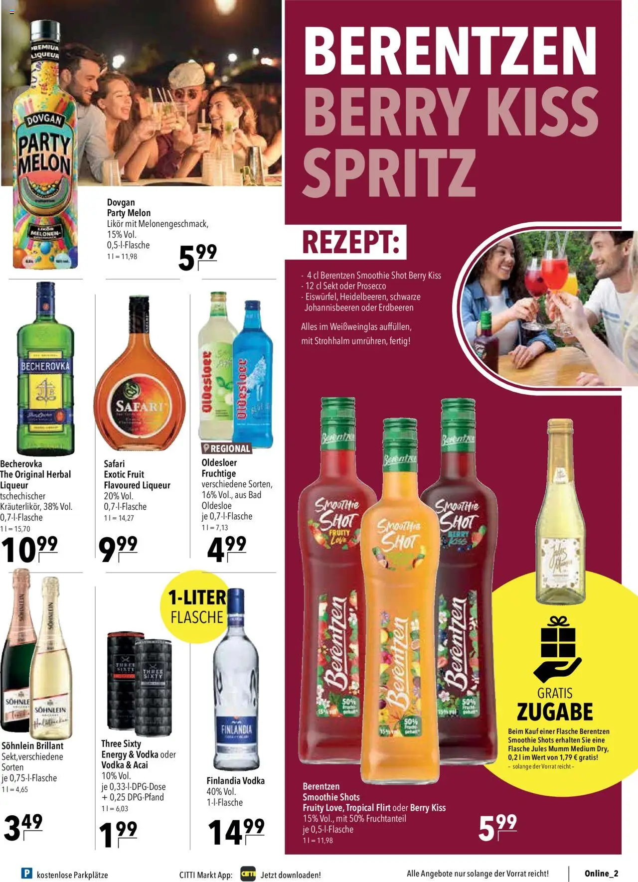 CITTI Tilbudsavis gyldig fra 27.08.2025 | Side: 17 | Produkter: Vodka, Smoothie, Bad, Prancha