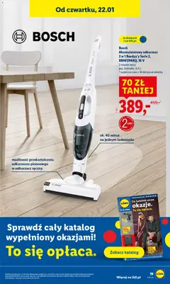 Pogląd oferty "Lidl Gazetka" - ważna od 22.01.2026 | Strona: 19 | Produkty: Odkurzacz, Cleaner