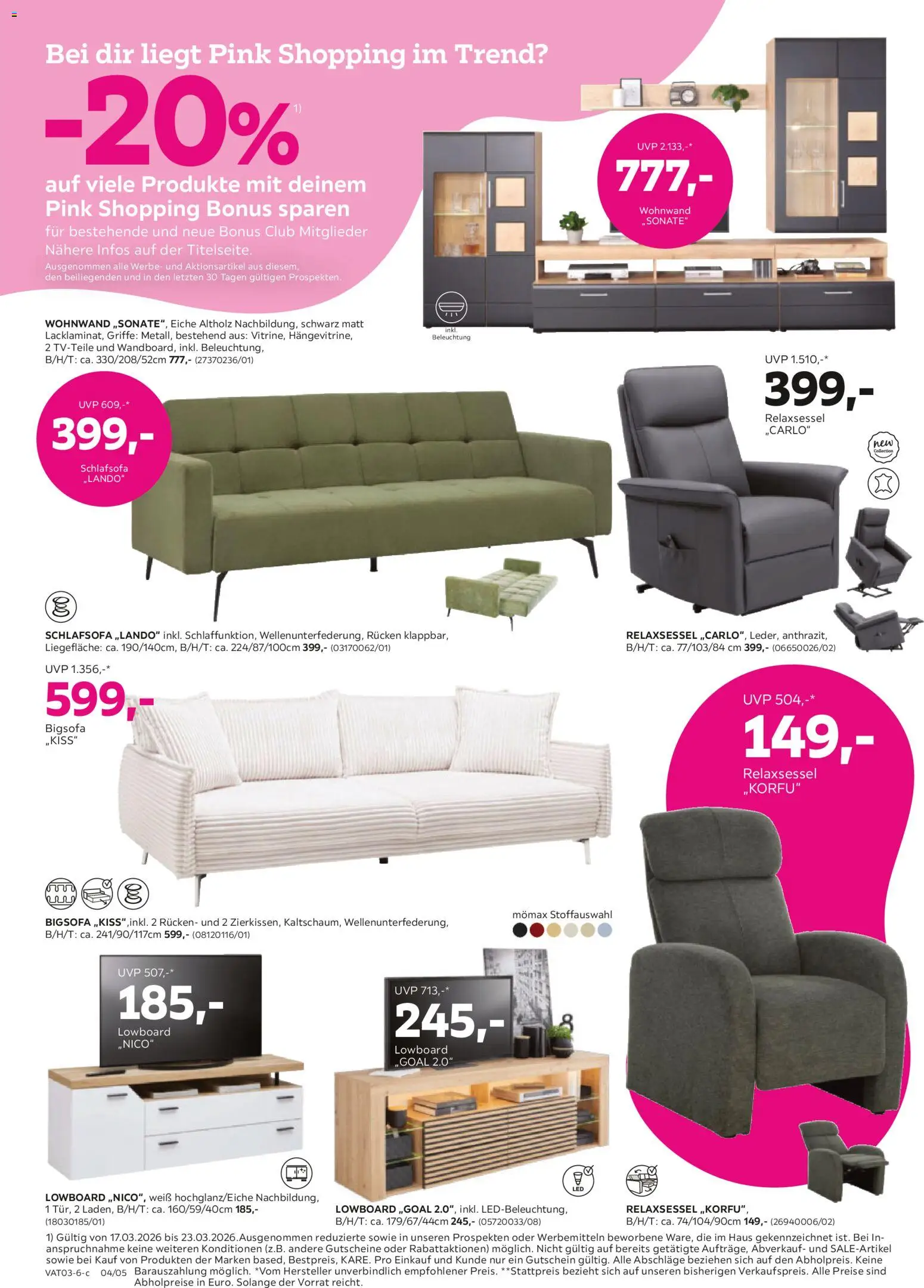 Mömax Prospekt aktuell gültig ab 17.03.2026 | Seite: 4