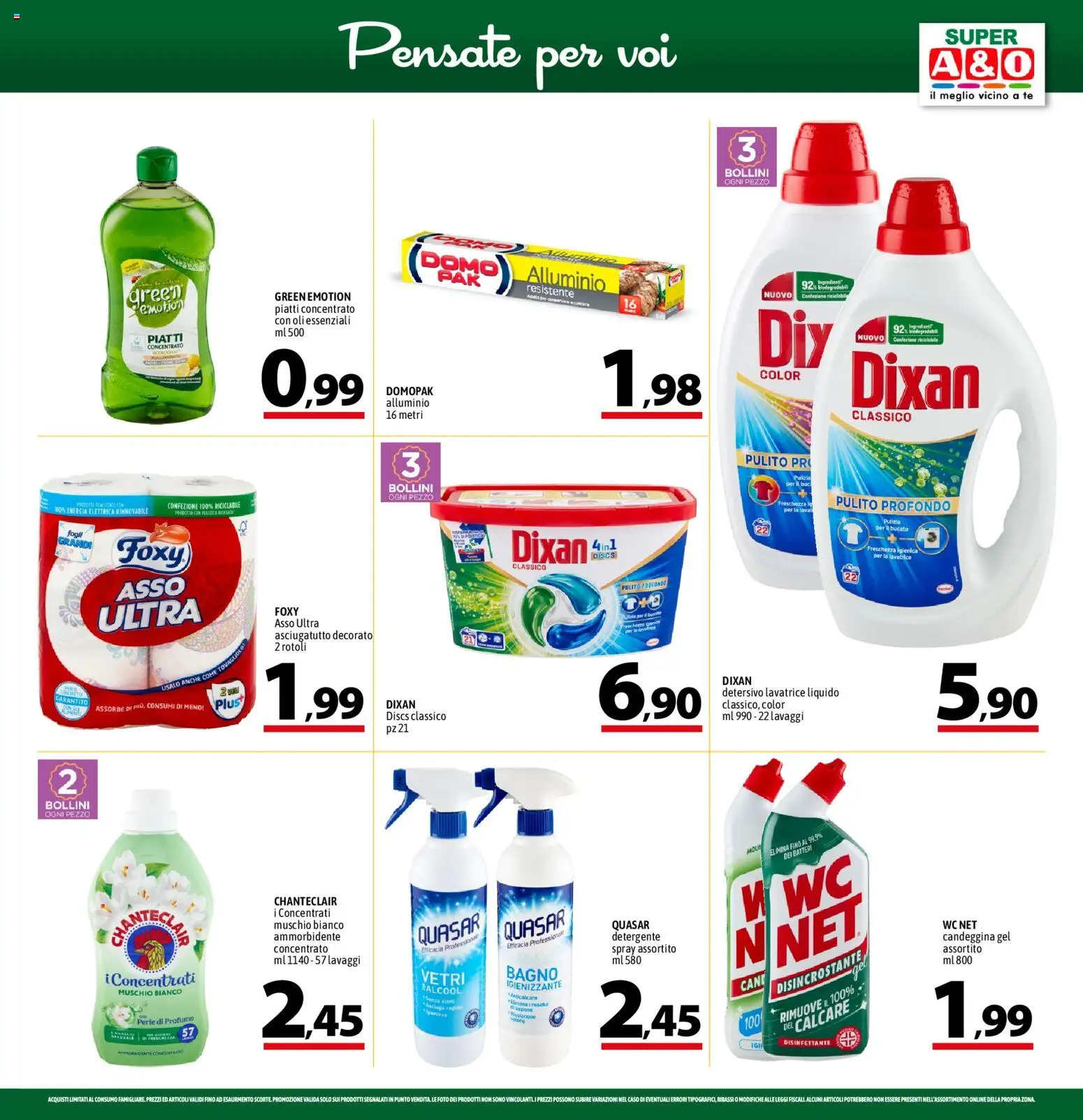 Volantino A&O del 15.01.2026 | Pagina: 15 | Prodotti: Detergente, Anticalcare, Bagno, Profumo