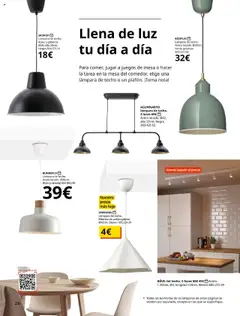 Vista previa Catálogo IKEA Accesorios y decoración válido desde el 25.09.2025 | Página: 26 | Productos: Lámpara de techo, Mesa, Απορρυπαντικό ρούχων σε σκόνη, Lámpara