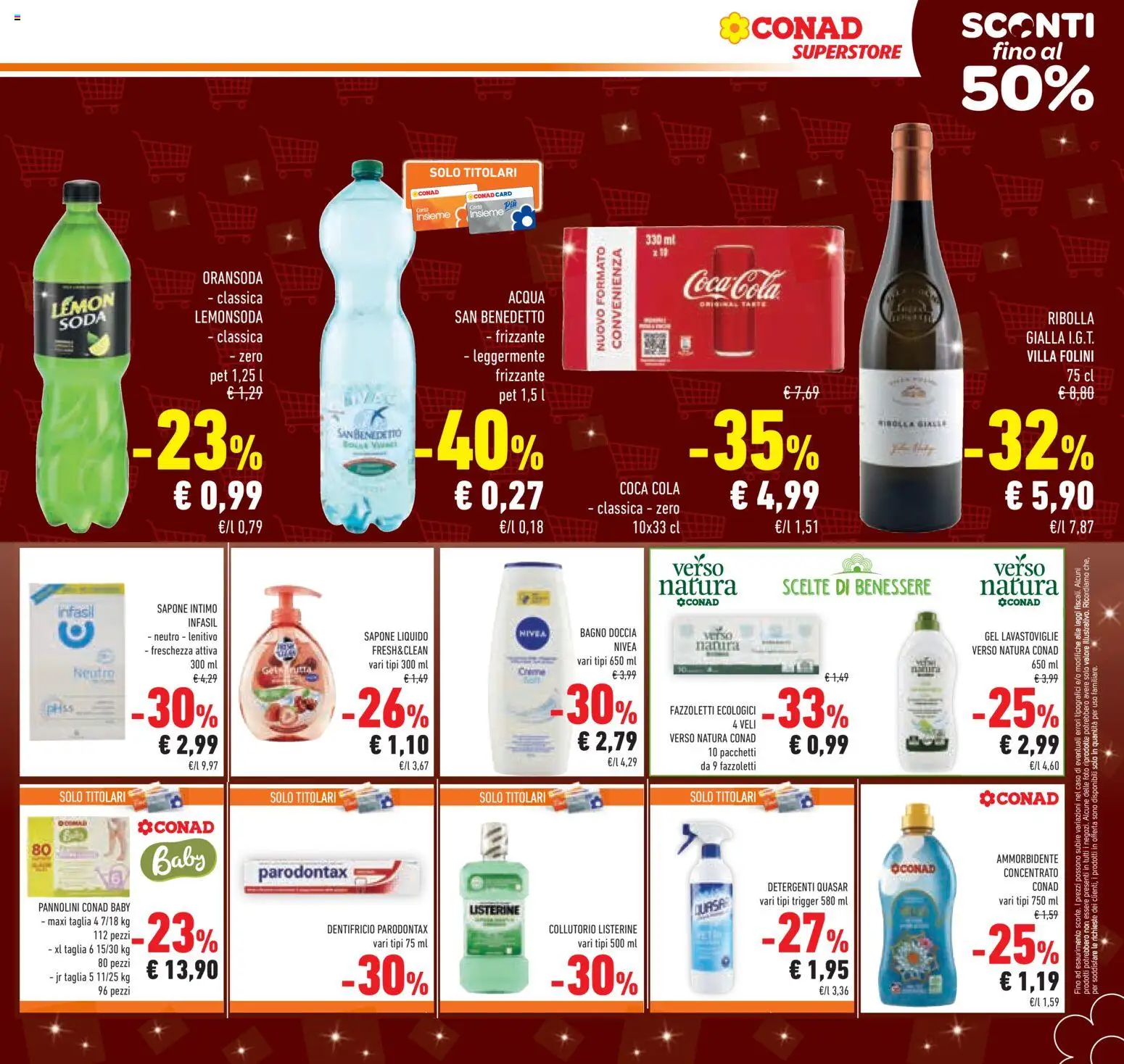 Volantino Conad del 03.12.2025 | Pagina: 19 | Prodotti: Sapone, Acqua, Bagno, Doccia