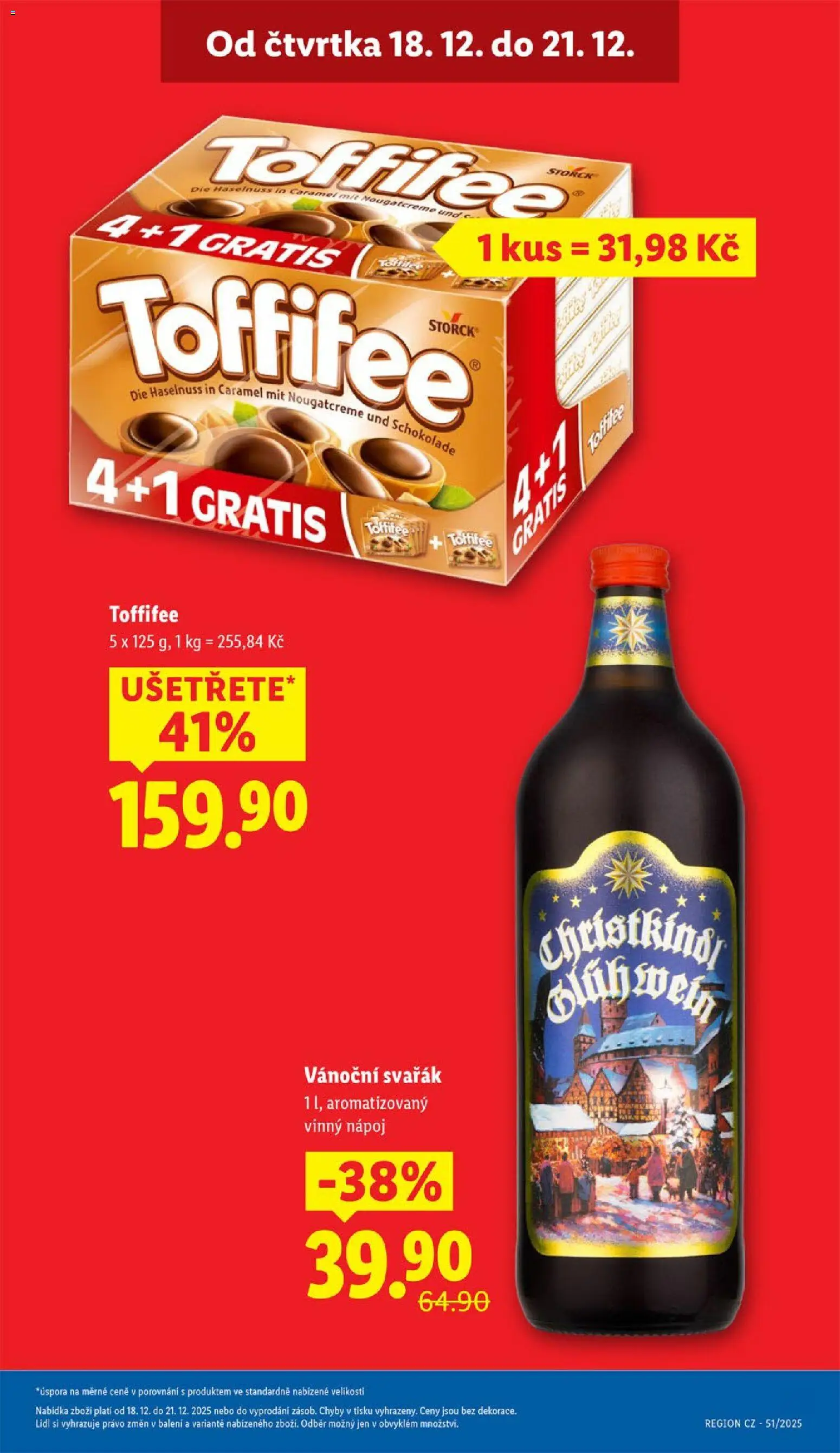 Lidl leták od 18.12.2025 | Strana: 5 | Produkty: Svařák, Toffifee
