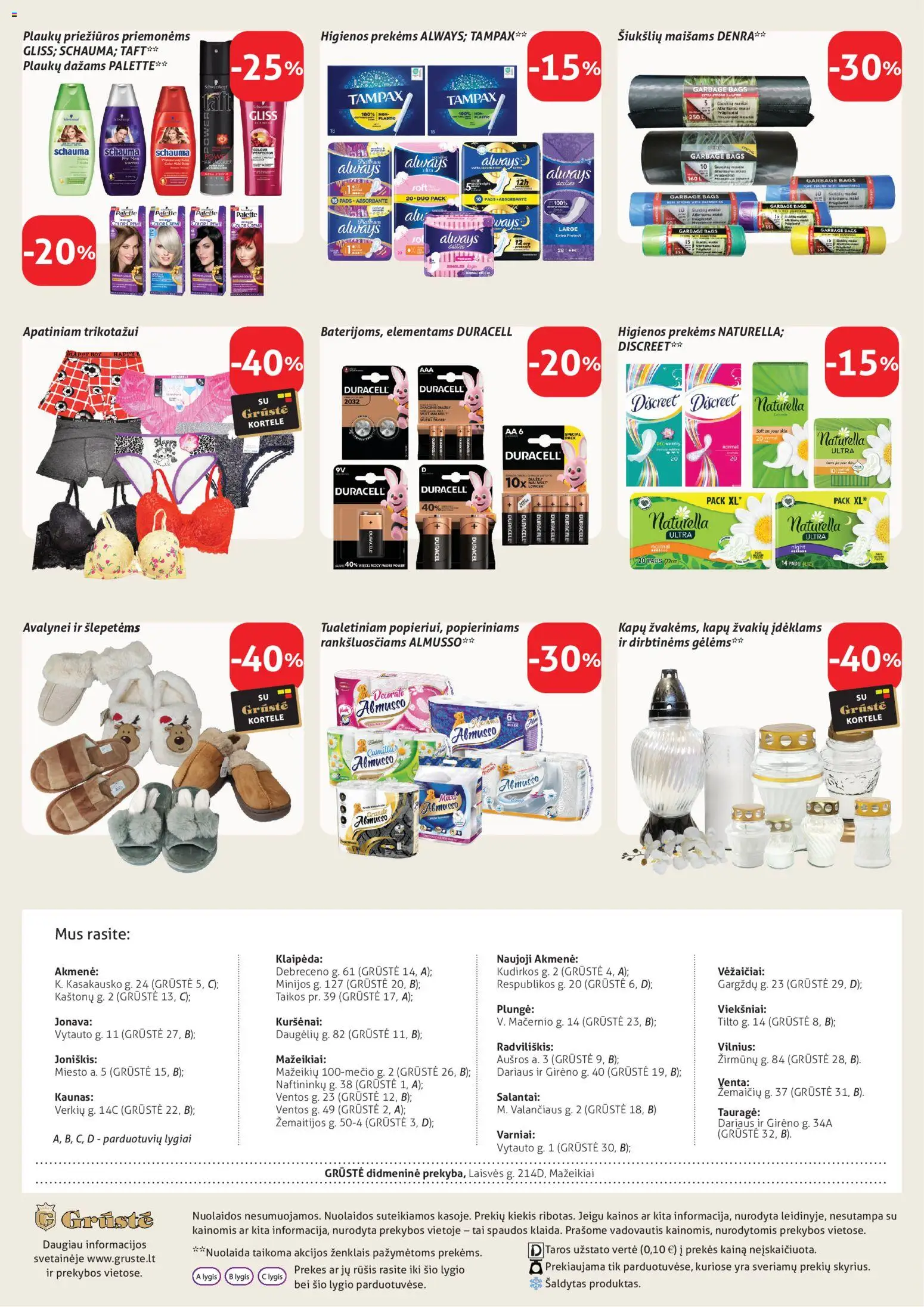 GRUSTE akcijos nuo 02.01.2026 | Puslapis: 9