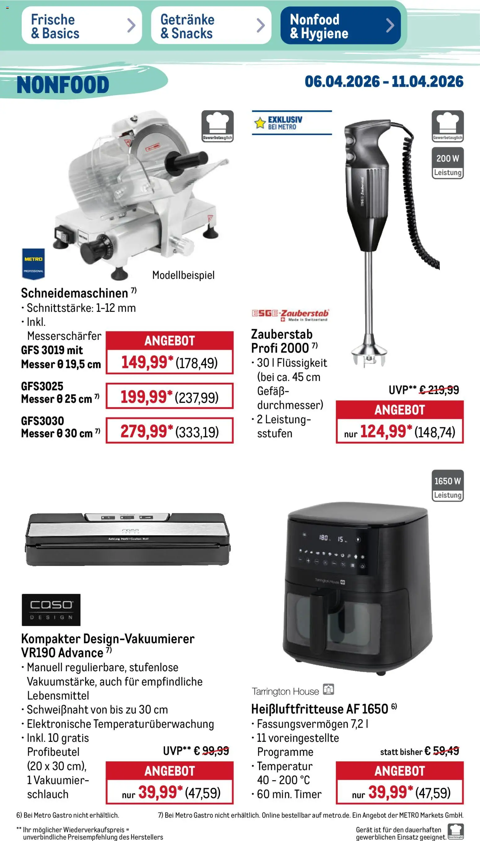 Metro Prospekt 	 | 06.04.2026 | Wie erhält man einen begrenzten Rabatt? | Deutschland