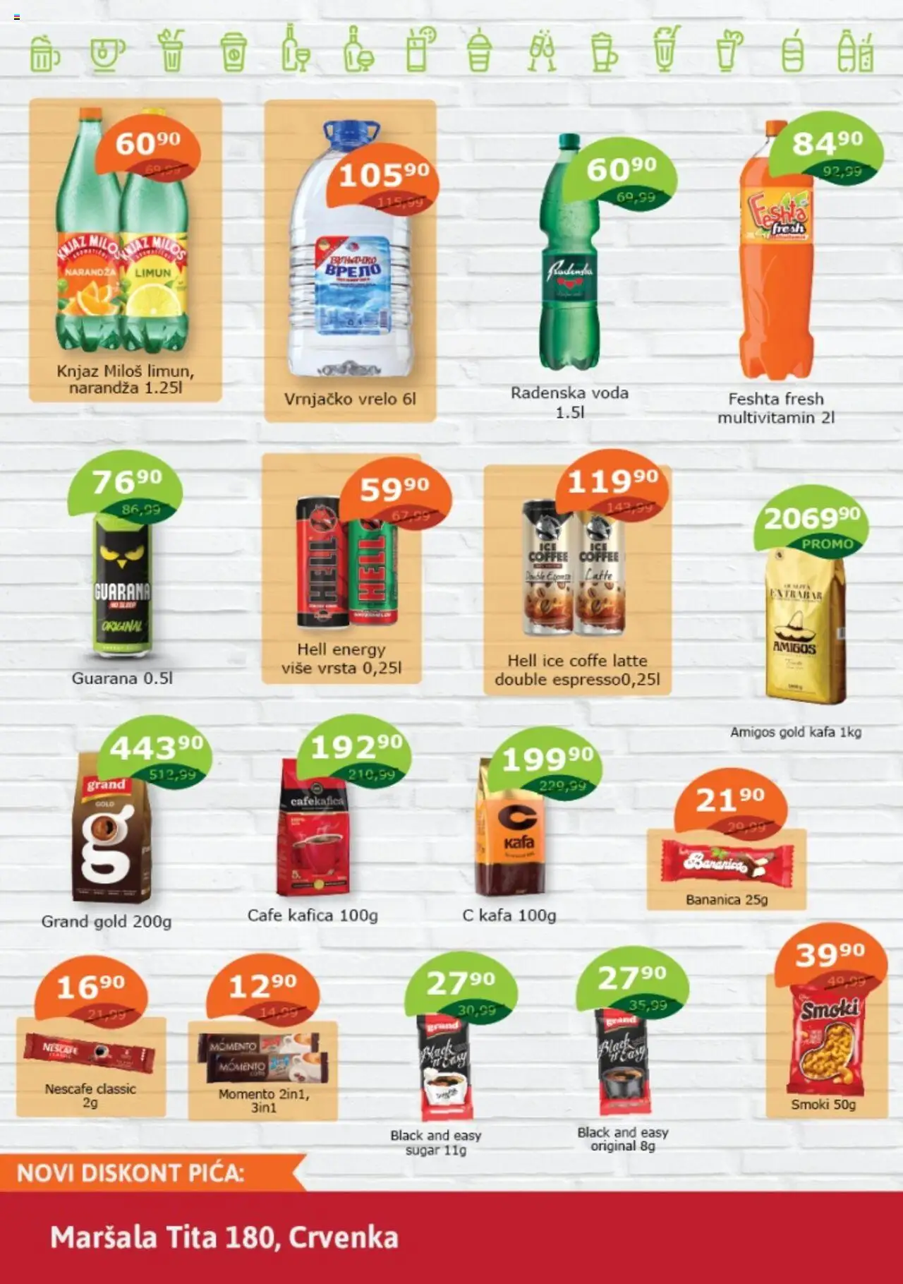 Valor katalog - važi od 16.09.2025 | Strana: 4 | Proizvode: Voda, Kafa, Pica, Nescafé