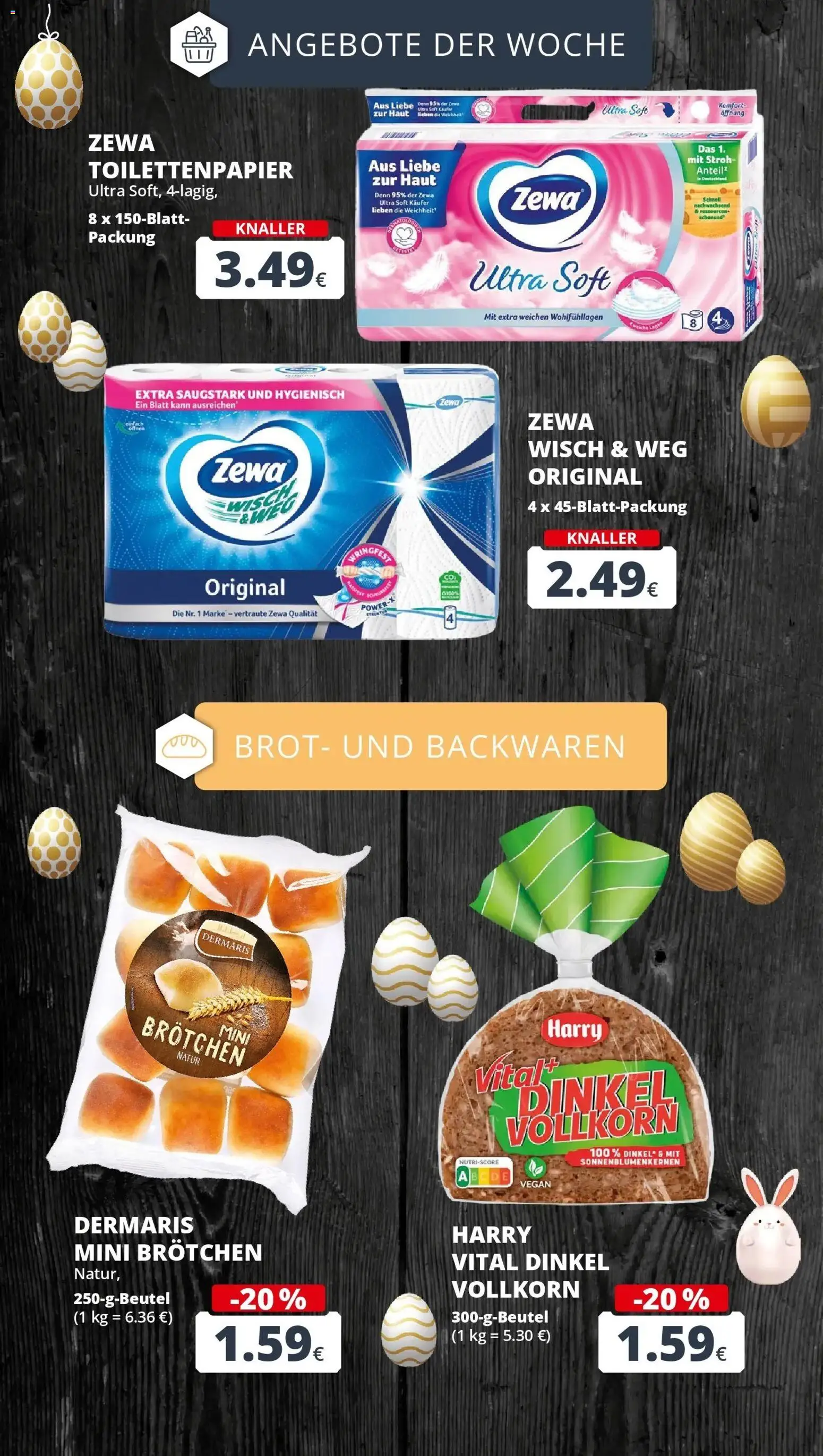 Rewe Prospekt Bergheim	 – gültig ab 30.03.2026 | Seite: 6 | Produkte: Zewa, Brot, Toilettenpapier
