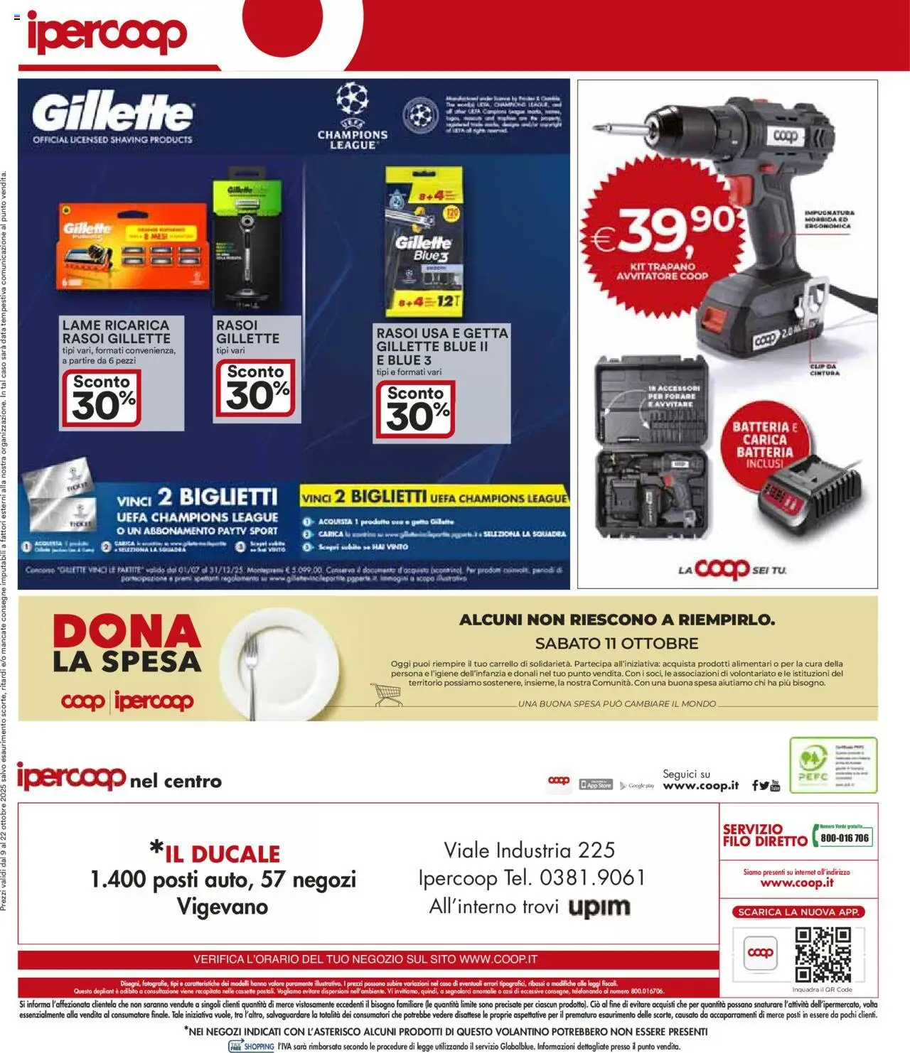 Volantino Ipercoop del 09.10.2025 | Pagina: 41 | Prodotti: Cintura, Carrello, Data, Batteria