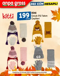 13.12.2025 tarihinden itibaren geçerli olan Anpa Gross kataloğu önizlemesi