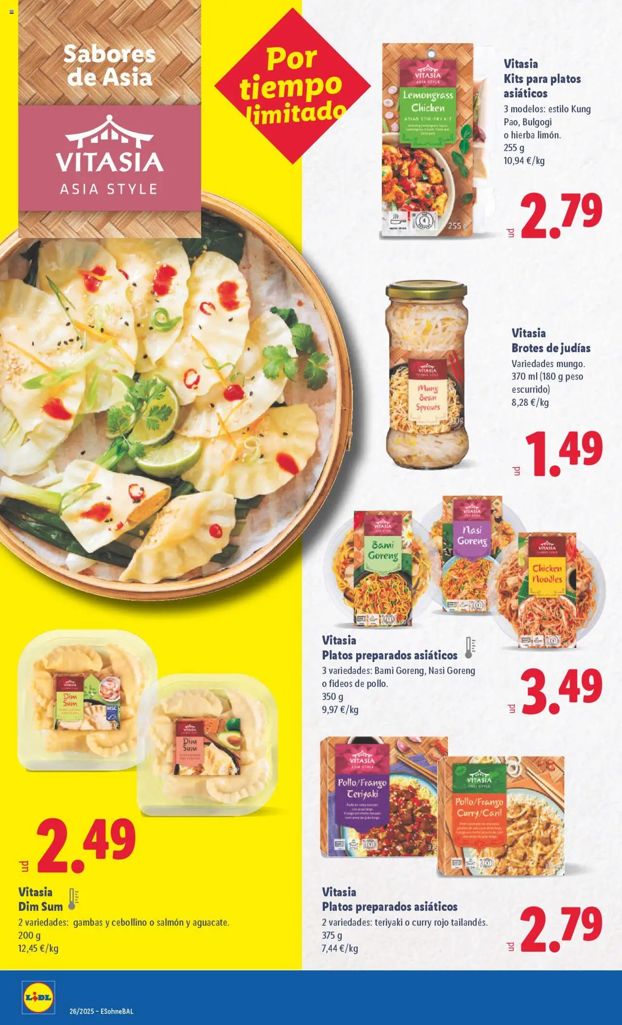 Lidl catálogo MAD │ válido desde el 23.06.2025 | Página: 20 | Productos: Fideos, Peso