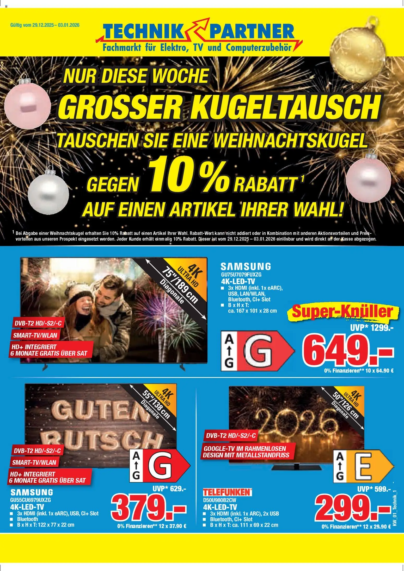 HERKULES - Technik Partner – gültig ab 29.12.2025 | Seite: 1 | Produkte: USB, Samsung, TV