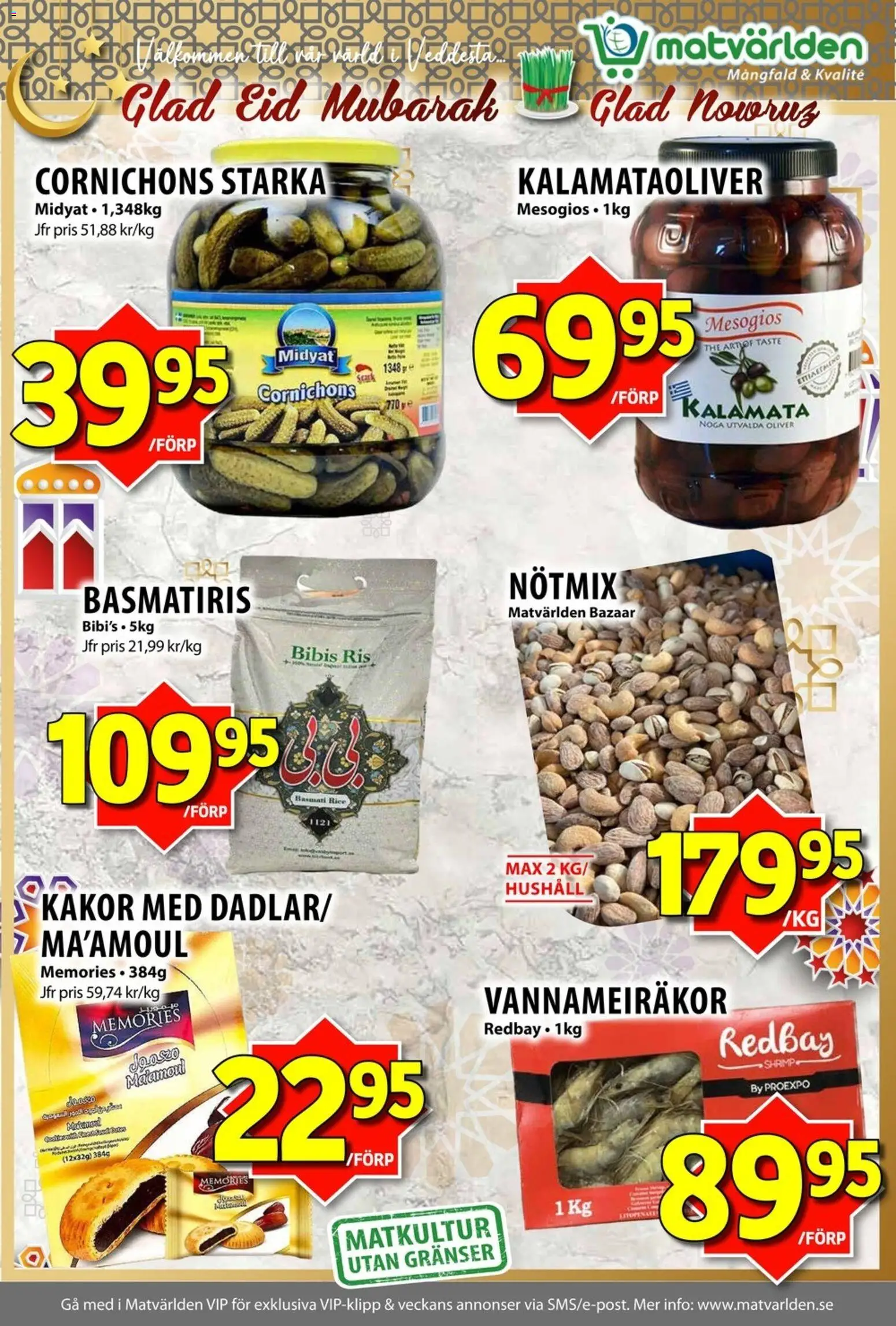 Matvärlden reklamblad aktuell från 16.03.2026 | Sida: 3 | Produkter: Oliver, Ris