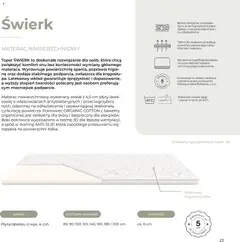Pogląd oferty "Salony Agata Gazetka - Natura" - ważna od 27.01.2026 | Strona: 23 | Produkty: Plyty, Materac