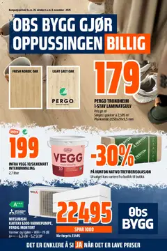 Forhåndsvisning av Obs Bygg kundeavis gyldig fra 26.10.2025