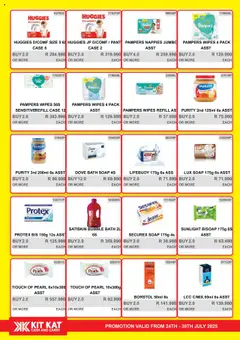 KIT KAT Cash & Carry Weekly Traders Special │ valid from 24.07.2025 | Page: 25 | Products: Pants, Custard, Bath, Soap
