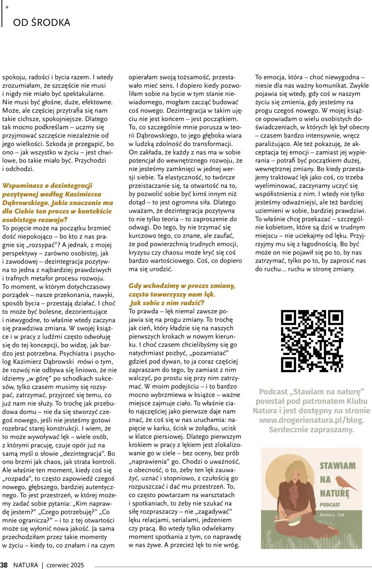Drogerie Natura Gazetka - Magazyn Klubu Natura 06 od 01.06.2025 | Strona: 38