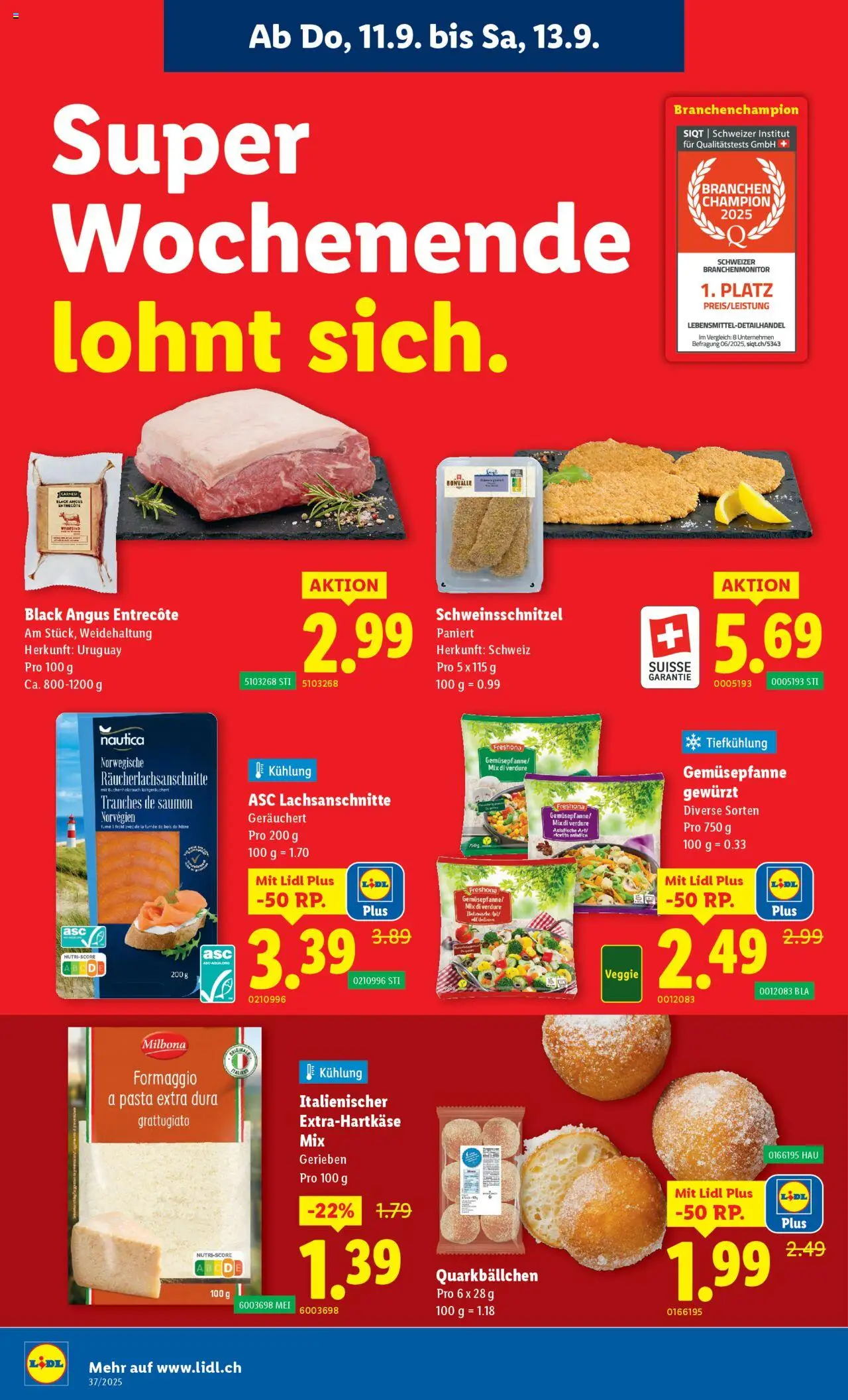 Lidl Aktionen – gültig ab 11.09.2025 | Seite: 2 | Produkte: Pasta