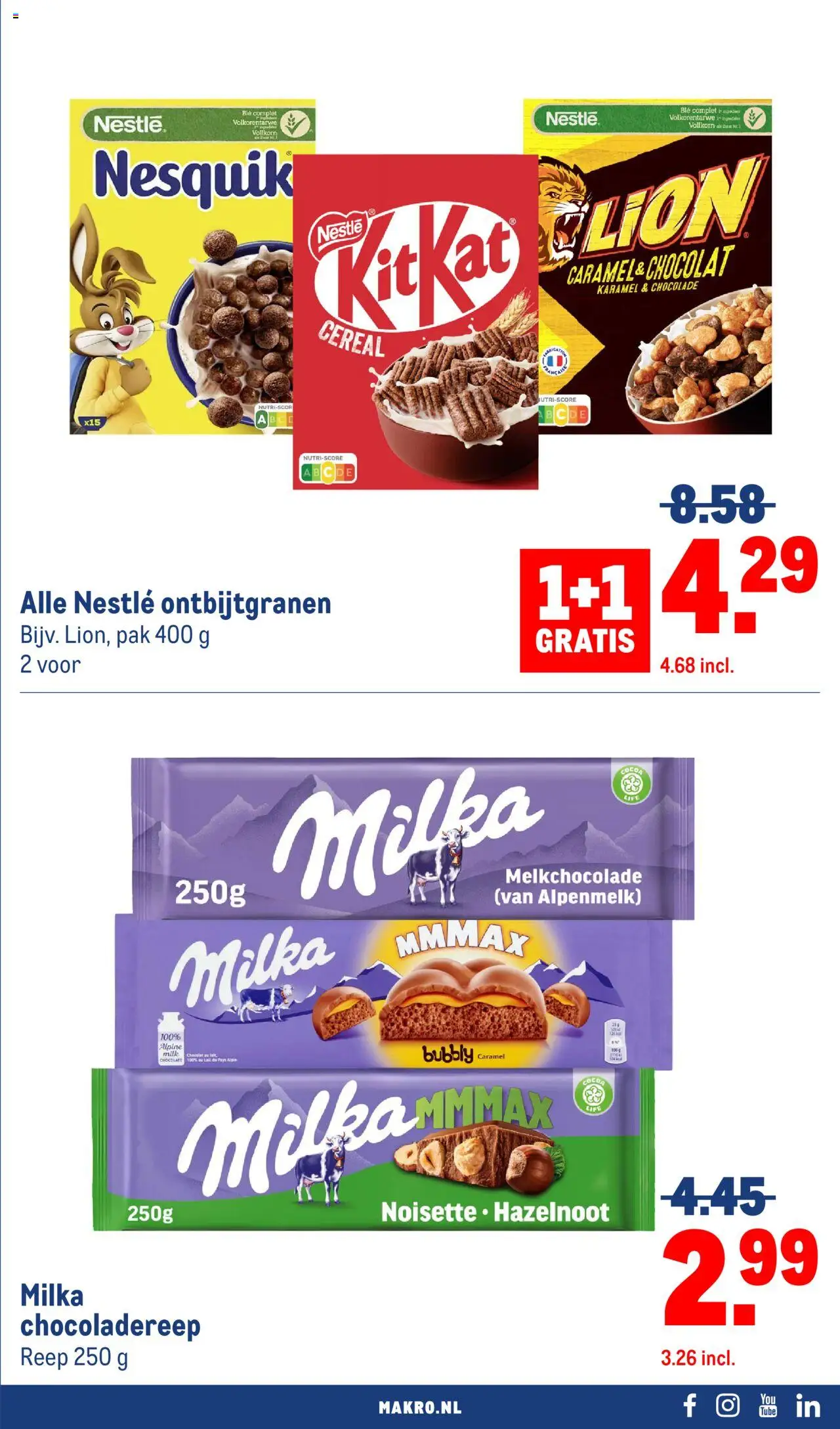 {H1} | Pagina: 71 | Producten: Chocolade, Chocoladereep, Tortilla lap