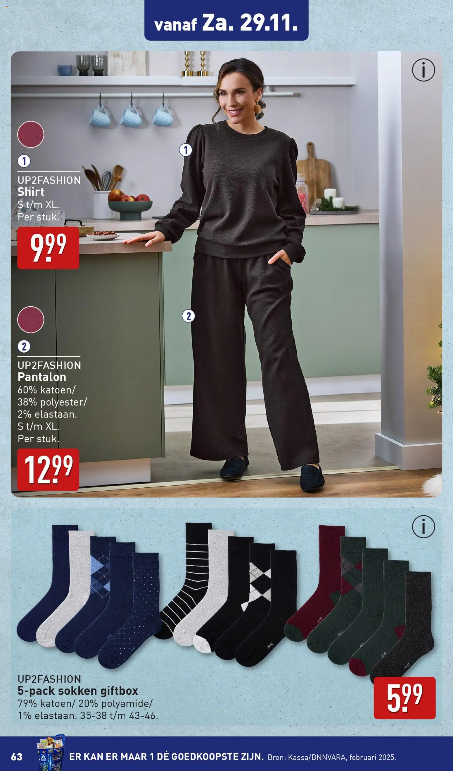 {H1} | Pagina: 63 | Producten: Shirt, Sokken, Kan