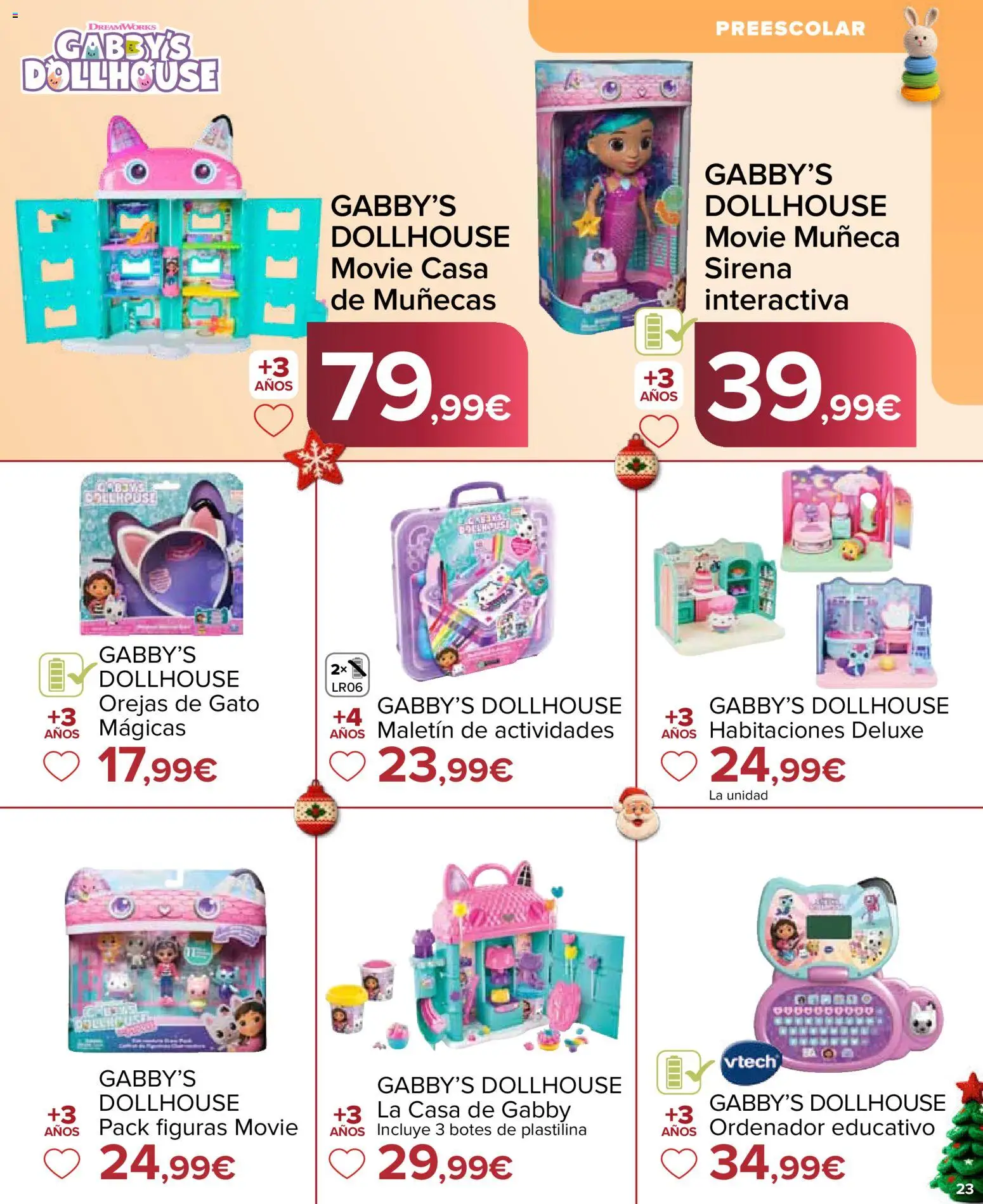 Carrefour Juguetes │ válido desde el 07.11.2025 | Página: 23 | Productos: Muñeca, Ordenador