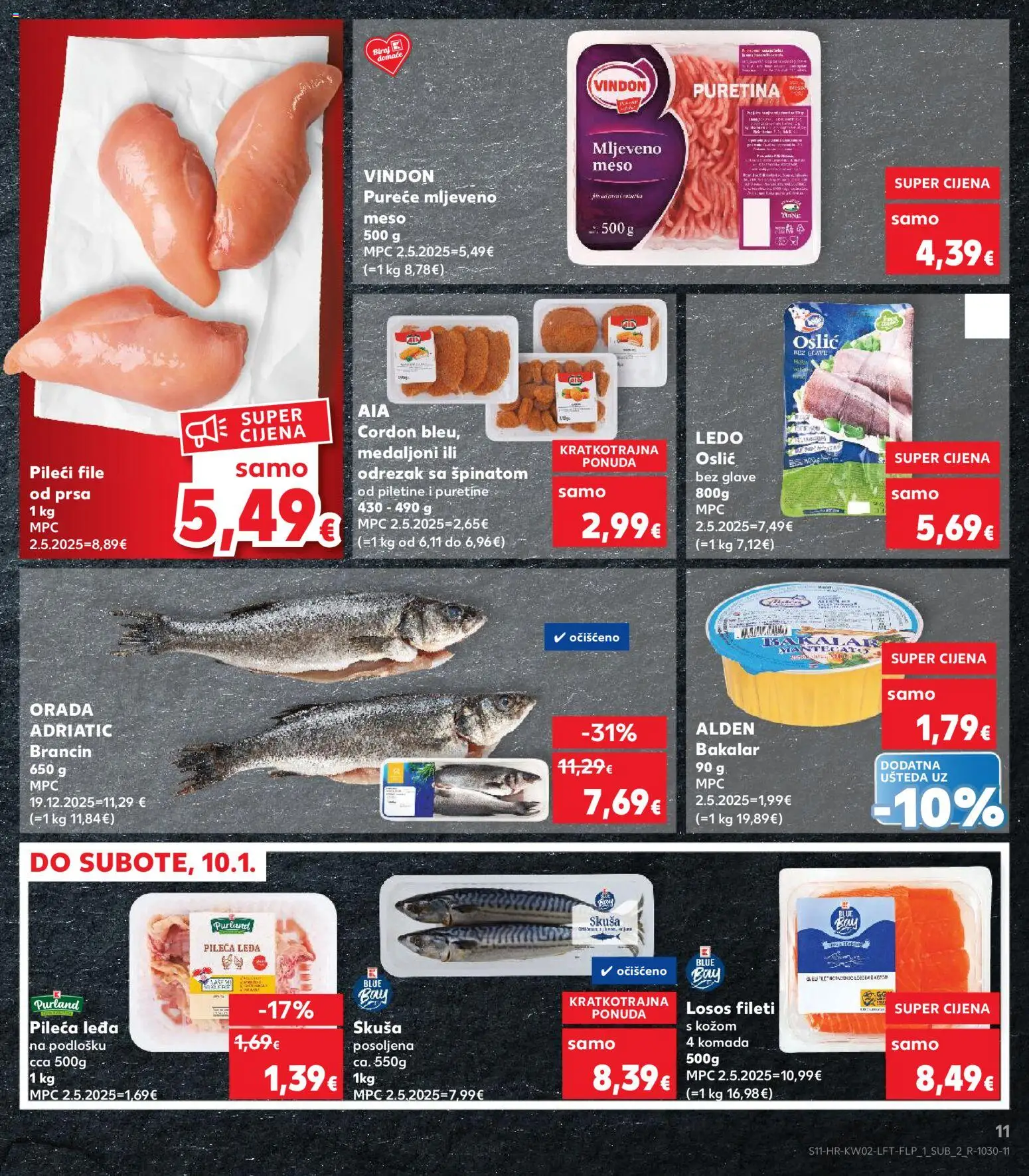 Kaufland HR akciós ujság - amely érvényes a következő dátumtól: 07.01.2026 | Oldal: 11