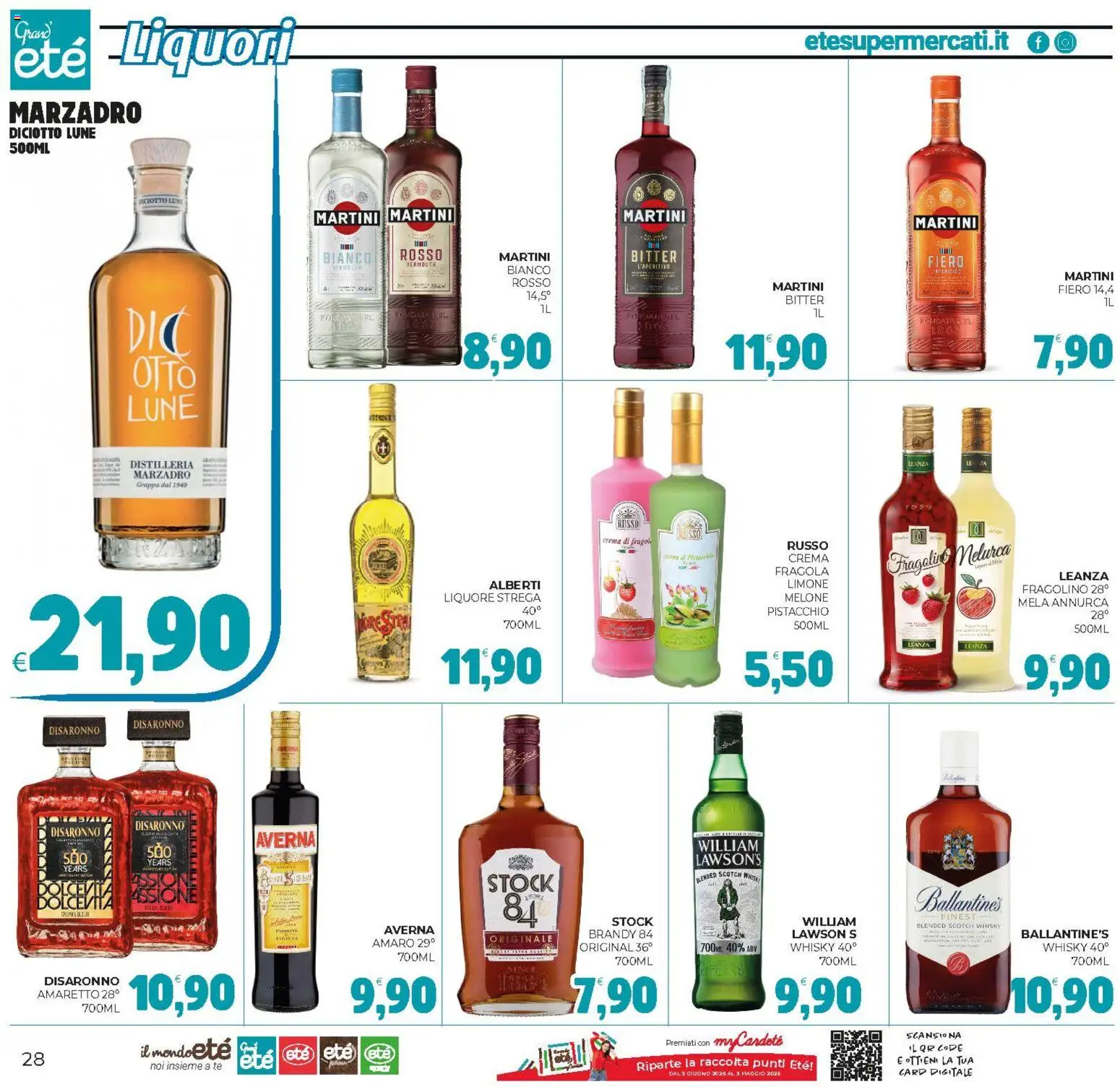 Volantino Eté del 02.12.2025 | Pagina: 28 | Prodotti: Tè, Whisky, Limone, Grappa