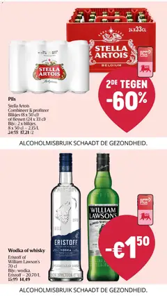Delhaize folder week 18 - Voorbeeld van een folder van Delhaize, geldig van 30.04.2026 | Pagina: 33 | Producten: Wodka, Whisky, Beltéri ajtó