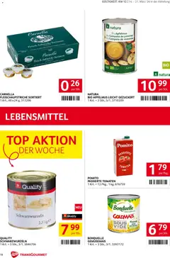 Transgourmet Flugblatt ab 16.03.2026 gültig | Seite: 18 | Produkte: Libacomb, Tomaten
