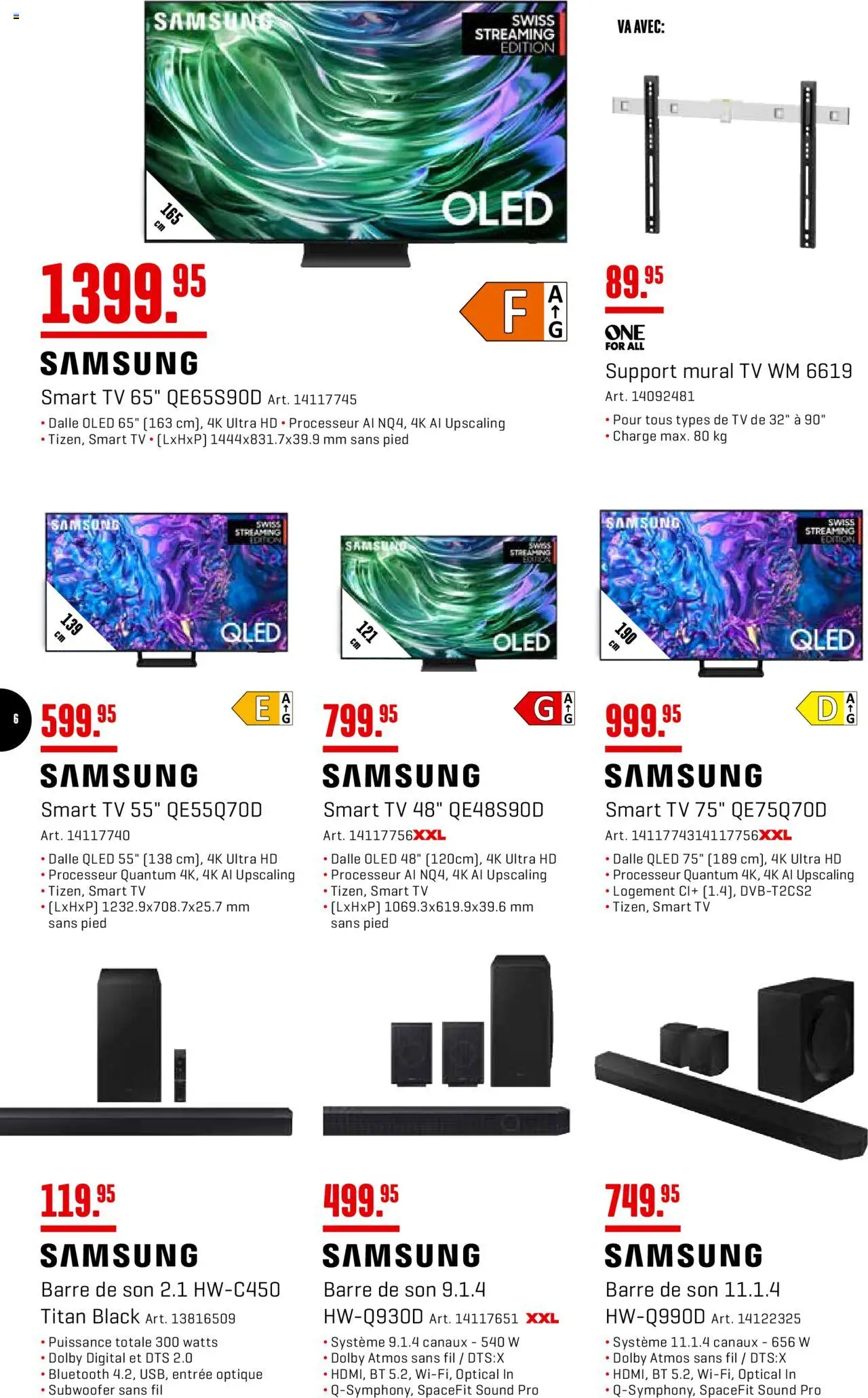 Interdiscount Aktionen FR ab 04.08.2025 | Seite: 6 | Produkte: TV, Samsung