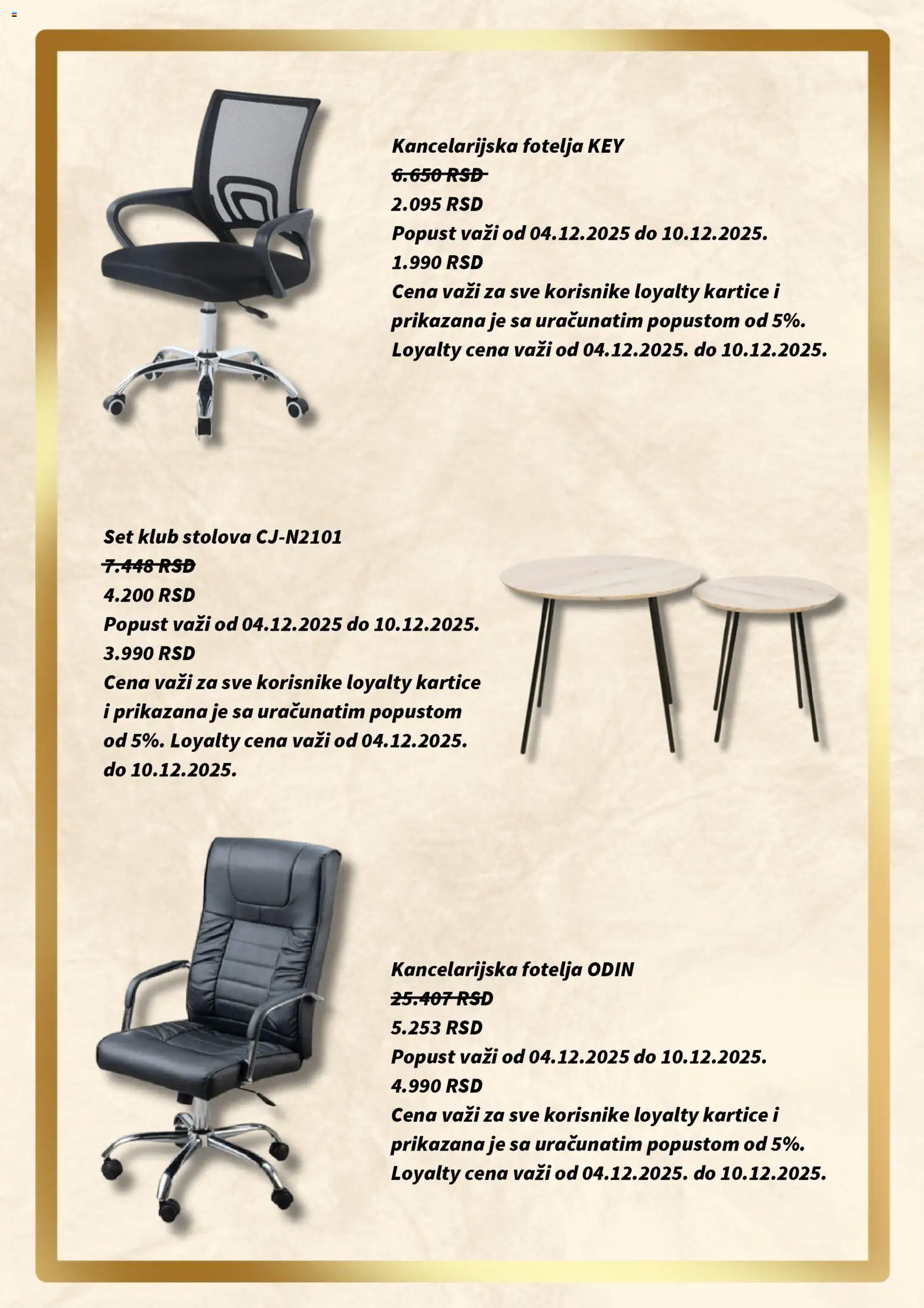 Forma Ideale katalog - važi od 04.12.2025 | Strana: 3 | Proizvode: Fotelja