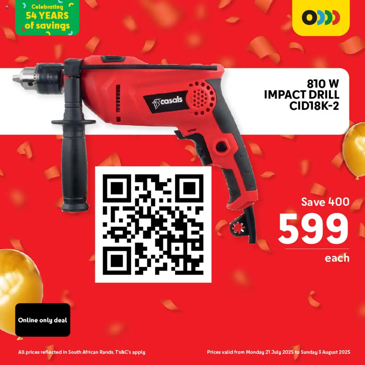 Makro Birthday Price-Drop DIY │ valid from 21.07.2025 | Page: 8 | Products: Drill