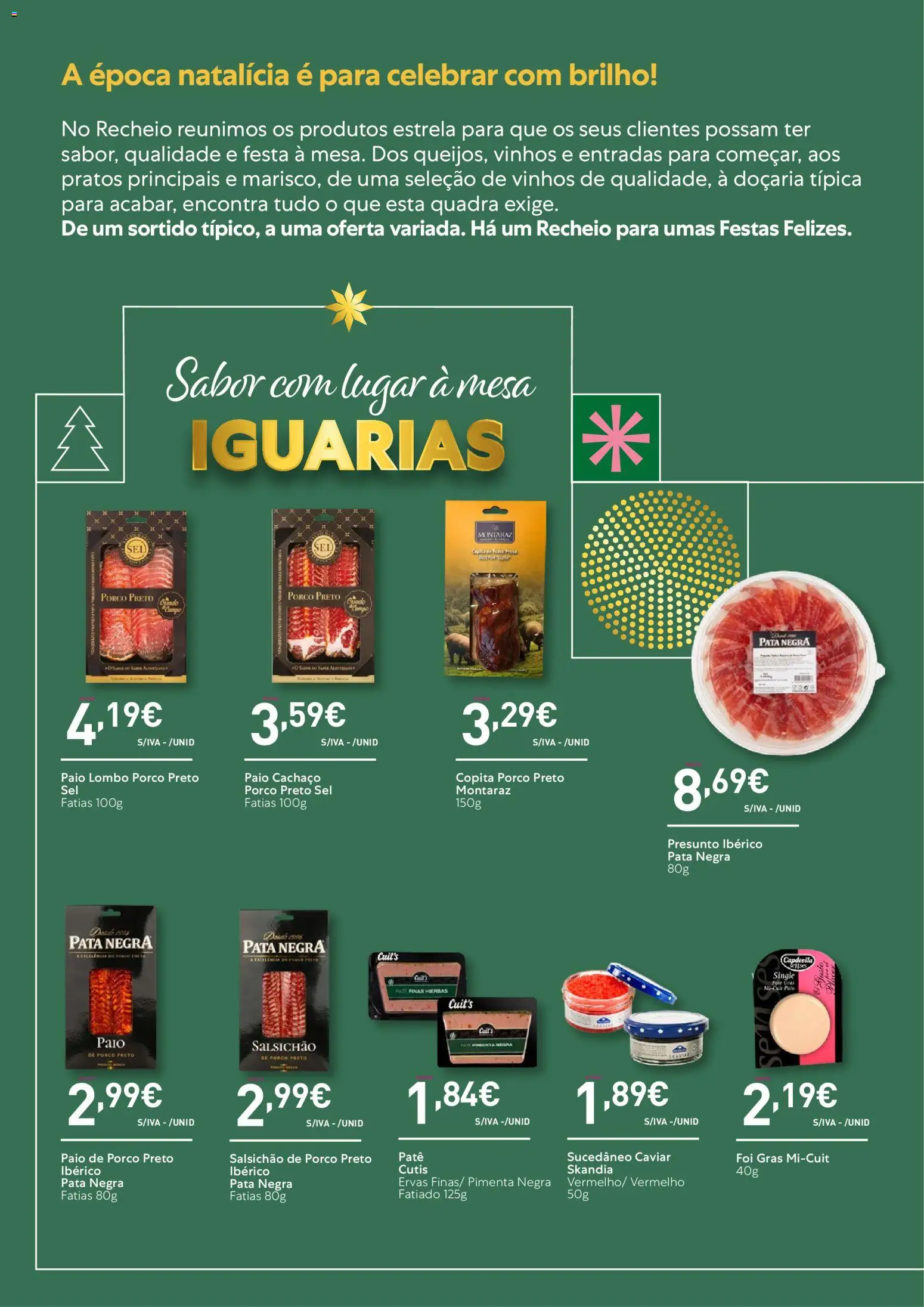 Recheio - Catálogo de Natal │ válido de 06.11.2025 | Página: 2 | Produtos: Pimenta, Mesa, Lombo, Presunto