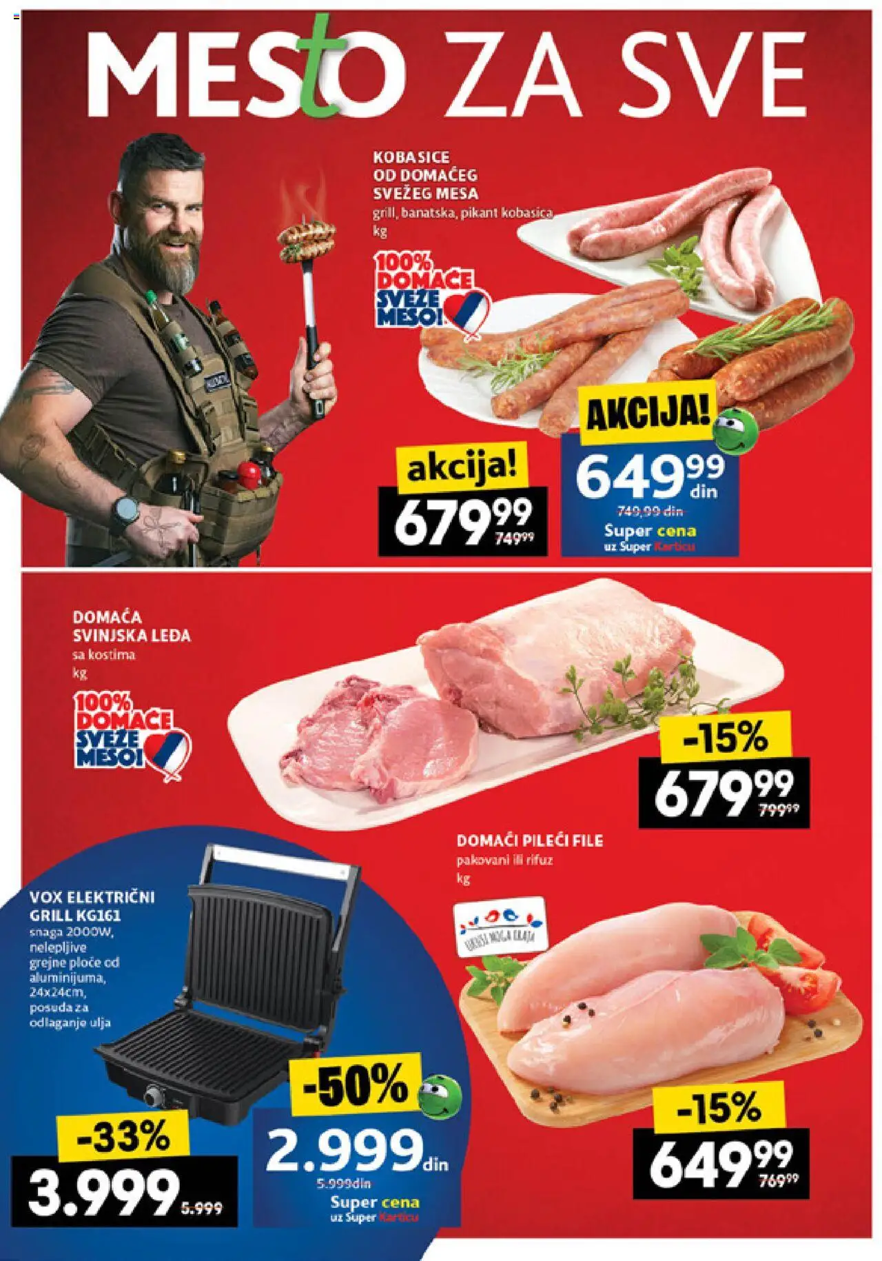 Idea katalog - važi od 11.09.2025 | Strana: 2 | Proizvode: Pileći file, Kobasica