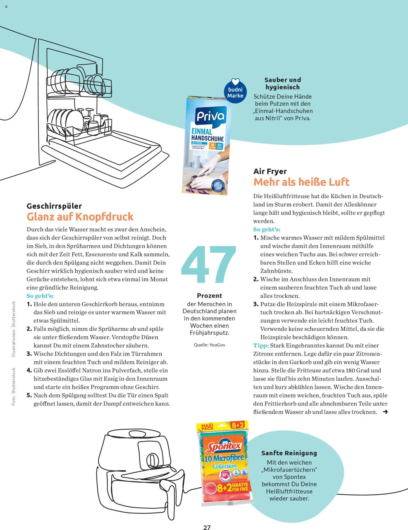 Budni Perle Magazin 02/26 – gültig ab 25.02.2026 | Seite: 27 | Produkte: Essig, Kuchen, Heißluftfritteuse, Zitronen