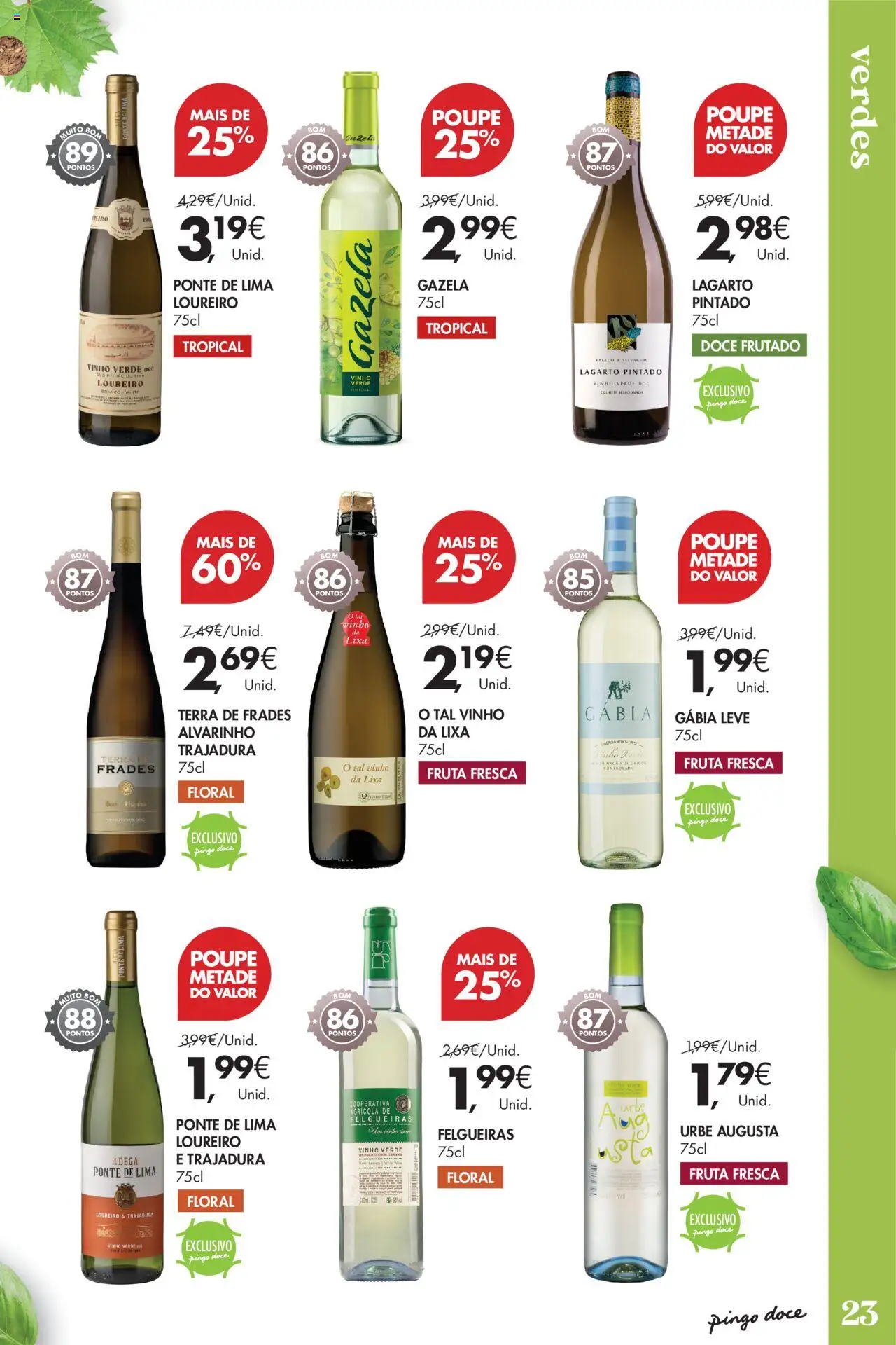 Pingo Doce - Folheto Vinhos Frescos Grande │ válido de 15.07.2025 | Página: 23 | Produtos: Lixa, Vinho