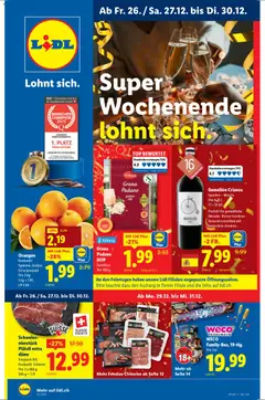 Lidl Aktionen ab 26.12.2025 gültig