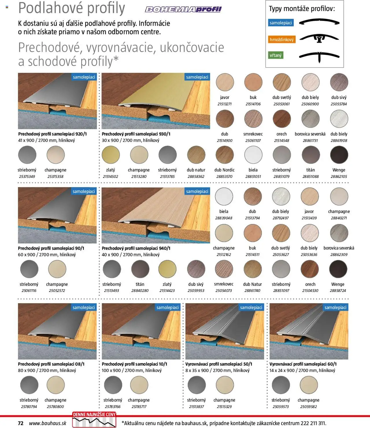 Bauhaus katalóg Podlahové krytiny │ platný od 04.08.2025 | Strana: 72