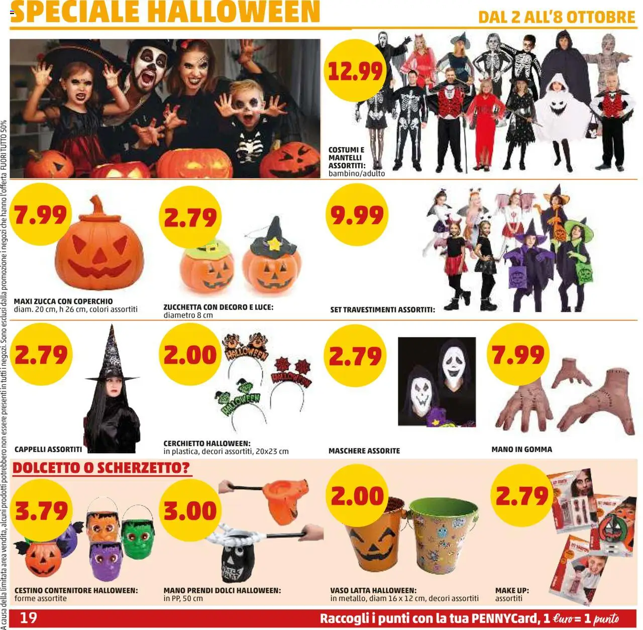 Volantino PENNY del 25.09.2025 | Pagina: 19 | Prodotti: Zucca, Contenitore, Cestino, Vaso