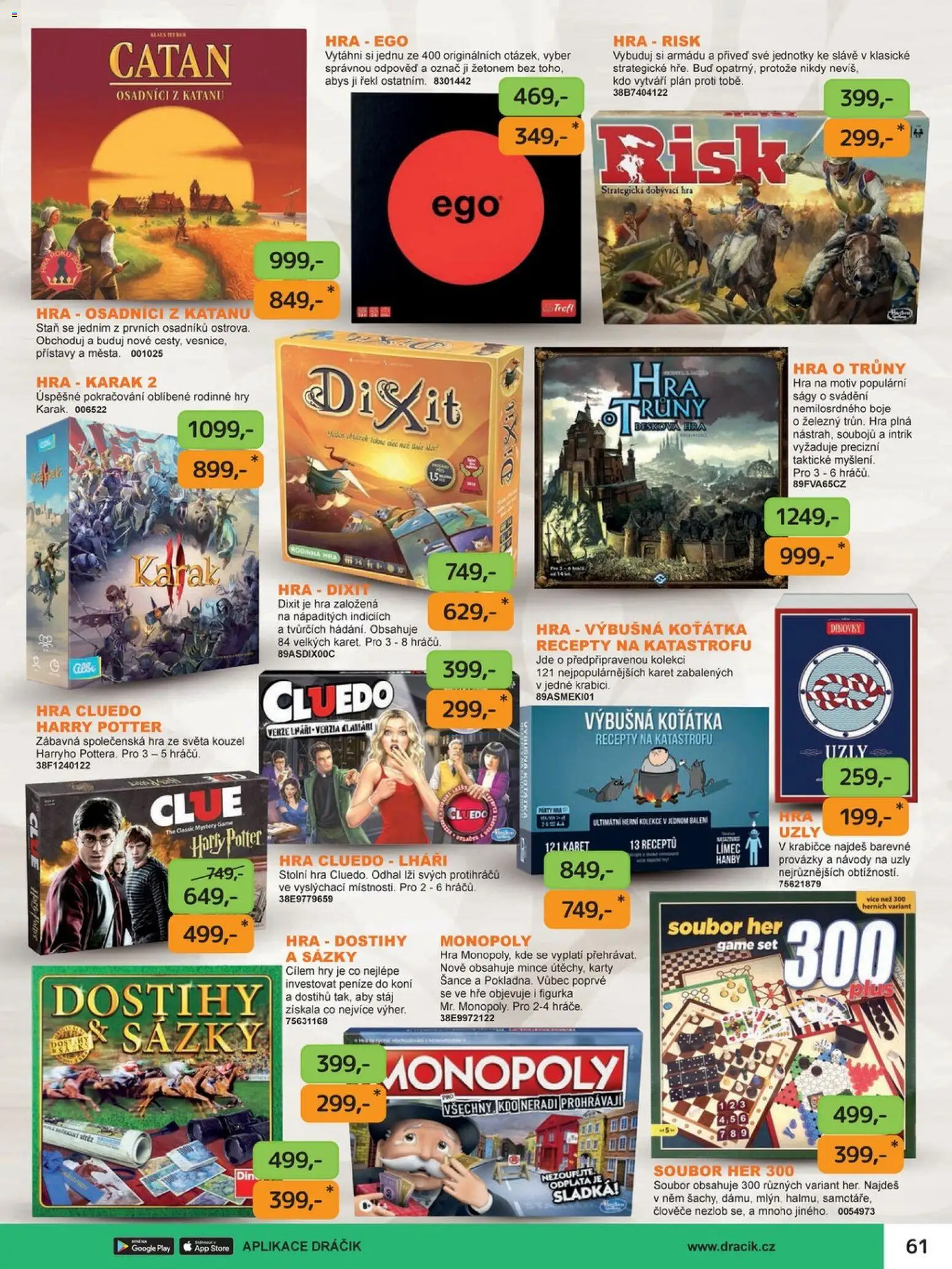 Dráčik leták od 03.10.2025 | Strana: 69 | Produkty: Hra, Harry Potter, Karty, Stan