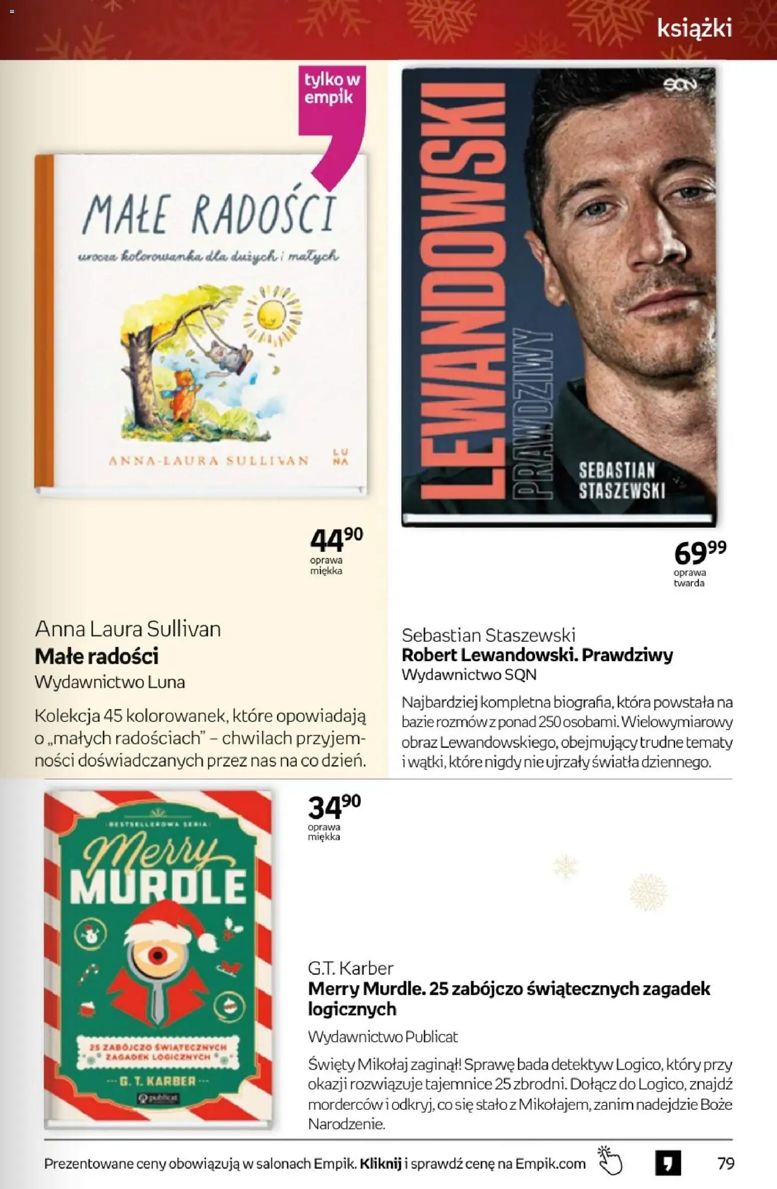 Empik promocje - Tom kultury Książki od 10.12.2025 | Strona: 79 | Produkty: Książki