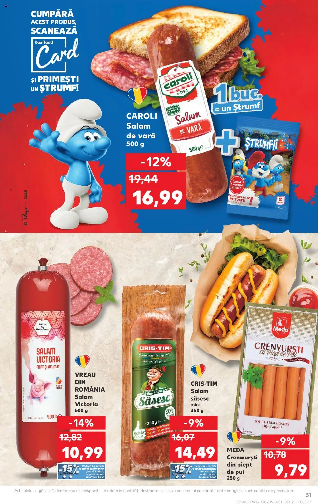 Kaufland RO akciós ujság - amely érvényes a következő dátumtól: 10.09.2025 | Oldal: 31