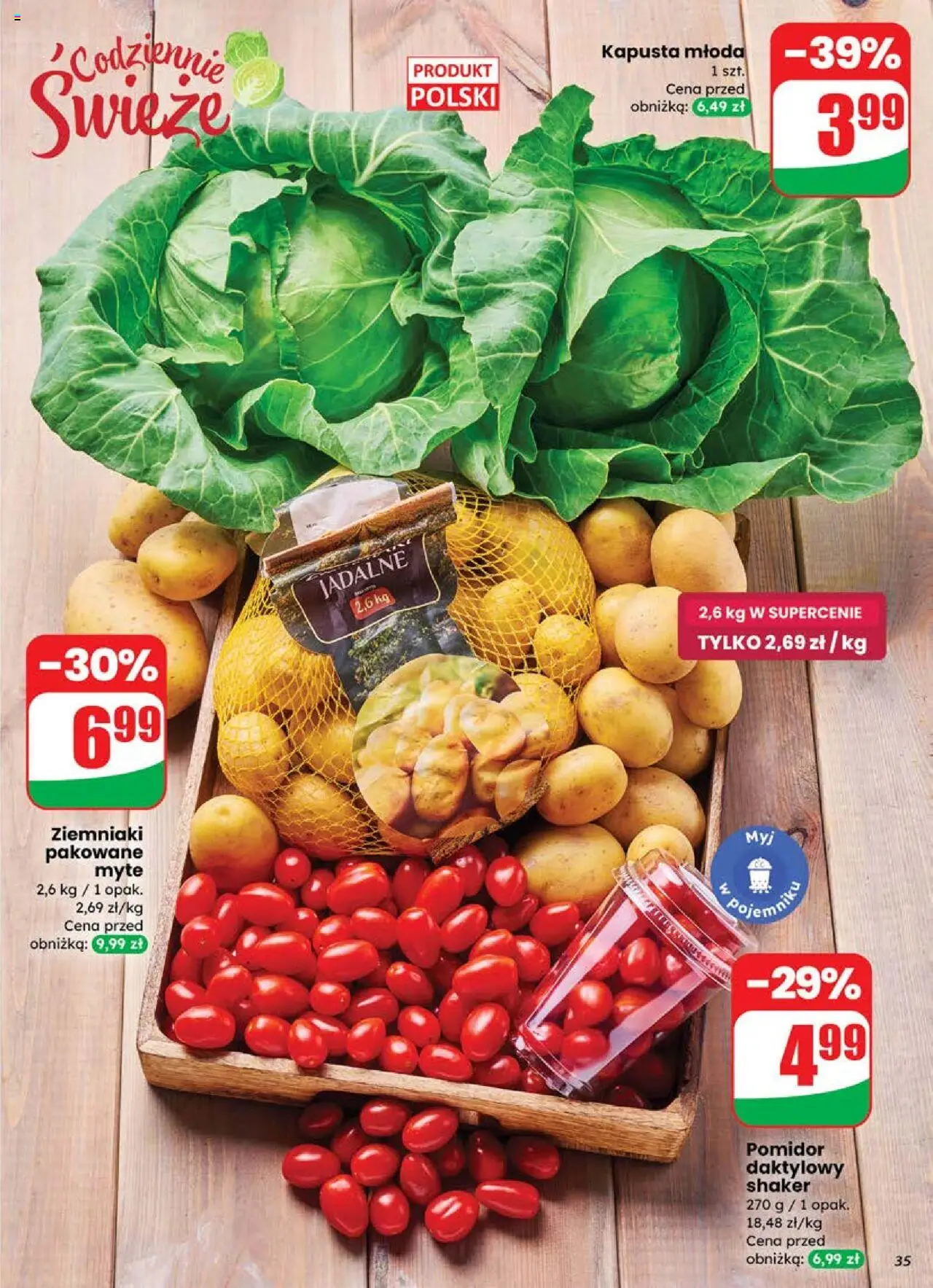 Dino Gazetka od 25.06.2025 | Strona: 35 | Produkty: Kapusta, Ziemniaki