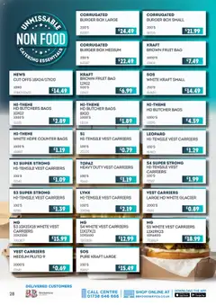 Preview of Bestway - All deals in one place, tailored for catering businesses. valid from 10.10.2025 | Page: 28 | Products: Box, Burger, Vest, Bag